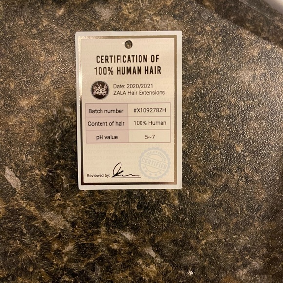 Zala hair extensions 100% human remy hair - Picture 3 of 6